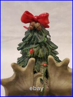 RARE Bearfoots Mooses Moose Christmas Tree Big Sky Carvers 2000 Figure NICE