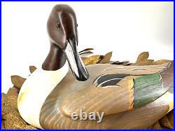 RARE Big Sky Carver DUCK GREEN WINGED hand carved SIGNED 12/7 Scott Huntsman 19