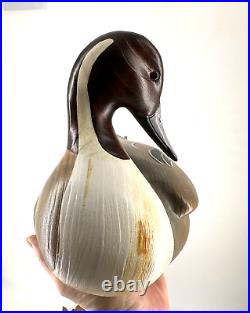 RARE Big Sky Carver DUCK GREEN WINGED hand carved SIGNED 12/7 Scott Huntsman 19