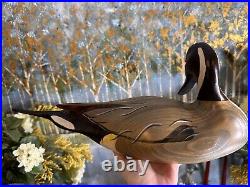 RARE Big Sky Carver DUCK GREEN WINGED hand carved SIGNED 12/7 Scott Huntsman 19