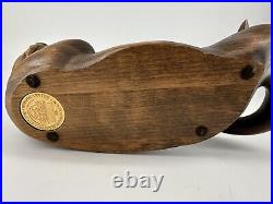 RARE Big Sky Carver OTTER 13 Master's Edition hand carved SIGNED GOLD