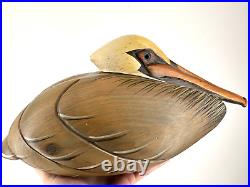 RARE Big Sky Carver PELICAN 16 Master's Edition BOB GAGE handcarved SIGNED GOLD