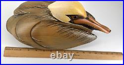 RARE Big Sky Carver PELICAN 16 Master's Edition BOB GAGE handcarved SIGNED GOLD