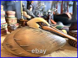 RARE Big Sky Carver PELICAN 16 Master's Edition BOB GAGE handcarved SIGNED GOLD