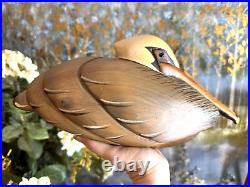 RARE Big Sky Carver PELICAN 16 Master's Edition BOB GAGE handcarved SIGNED GOLD