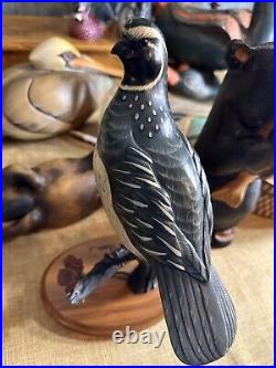 RARE Big Sky Carvers BIRD SIGNED Chris Olson MASTER'S EDITION 12 Carved 173/950