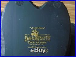 RARE Big Sky Carvers Bearfoots Grand Size Bear #18775 Angel Bear Nativity