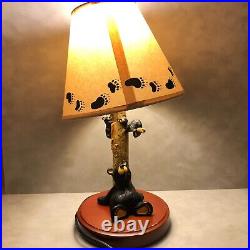 RARE Big Sky Carvers Bearfoots Honey Tree Lamp Figurine Jeff Fleming #872