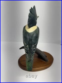 RARE Big Sky Carvers Belted KingFisher Bob Gage 449/1250 Wood Carving Bird