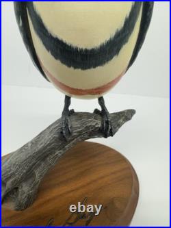 RARE Big Sky Carvers Belted KingFisher Bob Gage 449/1250 Wood Carving Bird