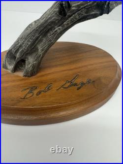 RARE Big Sky Carvers Belted KingFisher Bob Gage 449/1250 Wood Carving Bird