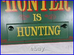 RARE Big Sky Carvers DUCK HUNTING Cabin 3D Sign Eric Thorsen Carved Art Decoy