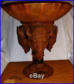 RARE Big Sky Carvers R D Jorgenson Collection Cast Metal Bison Buffalo Sculpture
