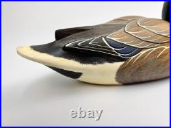RARE Big Sky Carvers Wooden Mallard Duck Decoy SIGNED Linda Williams