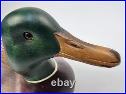 RARE Big Sky Carvers Wooden Mallard Duck Decoy SIGNED Linda Williams