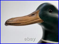 RARE Big Sky Carvers Wooden Mallard Duck Decoy SIGNED Linda Williams