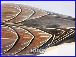 RARE Big Sky Carvers Wooden Mallard Duck Decoy SIGNED Linda Williams