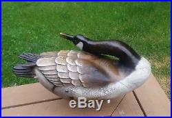 RARE Ducks Unlimited Canadian Goose Decoy Big Sky Carvers 23 x 8 1/2 H