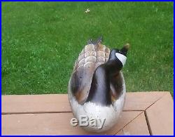 RARE Ducks Unlimited Canadian Goose Decoy Big Sky Carvers 23 x 8 1/2 H