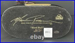 RARE Marc Pierce Herd Bull Elk Sculpture Statue Big Sky Signature Collection