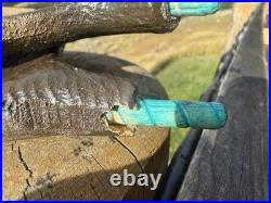 RARE Original BIG SKY CARVERS Wooden Carved Moose Jeff Flemings