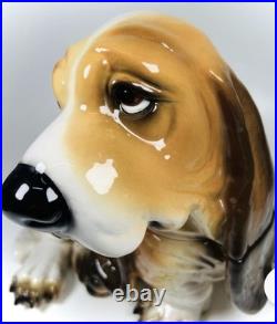 RARE Vintage Big Sky Carvers Canine BASSET HOUND Dog Cookie Jar Phyllis Driscoll