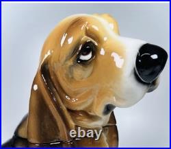 RARE Vintage Big Sky Carvers Canine BASSET HOUND Dog Cookie Jar Phyllis Driscoll