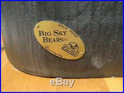 RARE Vintage Big Sky Carvers WOOD Bear Floor Lamp (Minus Lamp) 31 TALL
