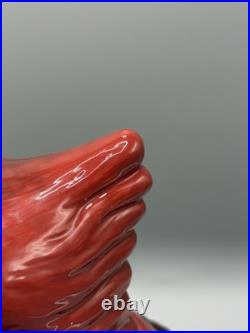 RETIRED FAT CARDINAL COOKIE JAR Phyllis Driscoll BIG SKY CARVERS Red Bird