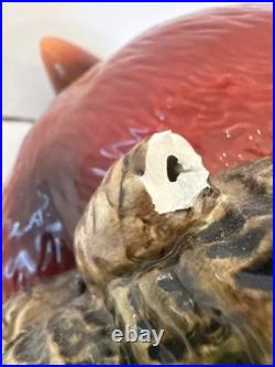 RETIRED FAT CARDINAL COOKIE JAR Phyllis Driscoll BIG SKY CARVERS Red Bird