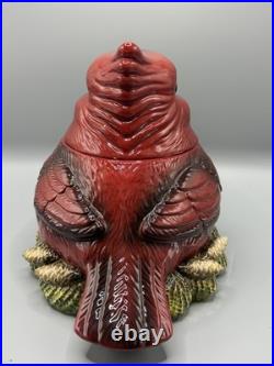 RETIRED FAT CARDINAL COOKIE JAR Phyllis Driscoll BIG SKY CARVERS Red Bird