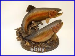 Rainbow Rising composite fish sculpture Big Sky Carvers Dick Idol A-800