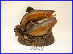 Rainbow Rising composite fish sculpture Big Sky Carvers Dick Idol A-800