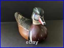 Rare 2002 Big Sky Carvers Decoy Wood Duck Signed by Linda Williams #8/12