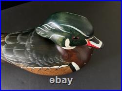 Rare 2002 Big Sky Carvers Decoy Wood Duck Signed by Linda Williams #8/12