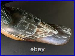 Rare 2002 Big Sky Carvers Decoy Wood Duck Signed by Linda Williams #8/12