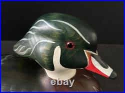 Rare 2002 Big Sky Carvers Decoy Wood Duck Signed by Linda Williams #8/12