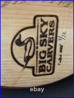 Rare 2002 Big Sky Carvers Decoy Wood Duck Signed by Linda Williams #8/12