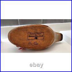 Rare Abercrombie & Fitch Wooden Duck Goose Craig Fellows Big Sky Carvers VTG