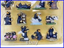Rare BearFoots By Jeff Fleming 12 Days Of Christmas Artist Stamped JMF Big Sky