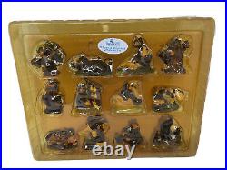 Rare BearFoots By Jeff Fleming 12 days of christmas ornament set Signed Big Sky