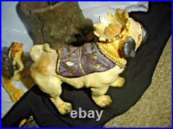 Rare Big Sky Carvers 9-pc Canine or Dogtivity Nativity Set! 