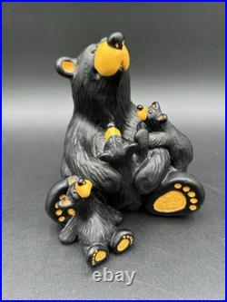Rare Big Sky Carvers Jeff Fleming Bearfoots Bear Mama's Home Figurine