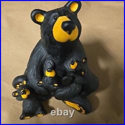 Rare Big Sky Carvers Jeff Fleming Bearfoots Bear Mama's Home Figurine