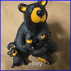 Rare Big Sky Carvers Jeff Fleming Bearfoots Bear Mama's Home Figurine