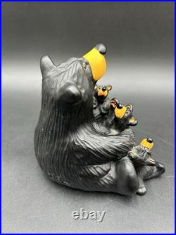 Rare Big Sky Carvers Jeff Fleming Bearfoots Bear Mama's Home Figurine