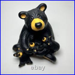 Rare Big Sky Carvers Jeff Fleming Bearfoots Bear Mama's Home Figurine