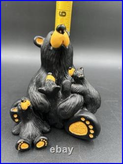Rare Big Sky Carvers Jeff Fleming Bearfoots Bear Mama's Home Figurine