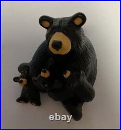 Rare Big Sky Carvers Jeff Fleming Bearfoots Bear Mama's Home SIGNED