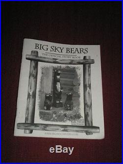Rare Big Sky Carvers Jeff Fleming Melissa Wood Carved Bear Very Limited HTF